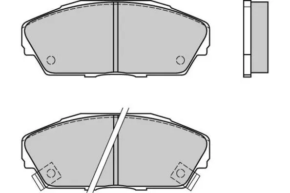 Brake Pad Set, disc brake (12-0480)