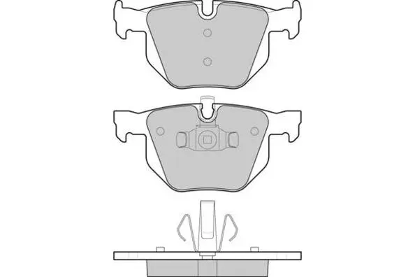 Brake Pad Set, disc brake (12-1263)