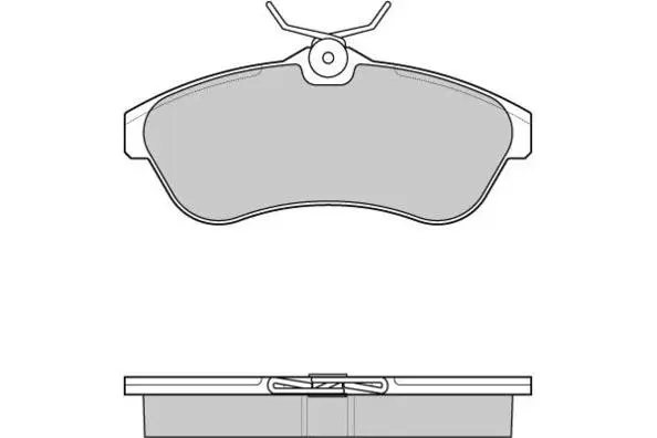 Brake Pad Set, disc brake (12-1009)