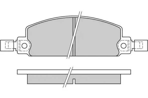 Brake Pad Set, disc brake (12-0413)
