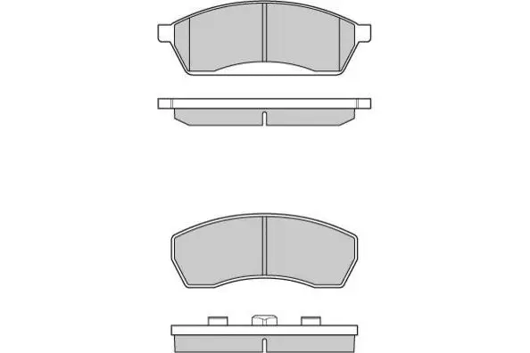 Brake Pad Set, disc brake (12-0764)