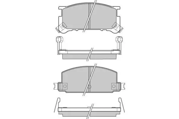 Brake Pad Set, disc brake (12-0285)