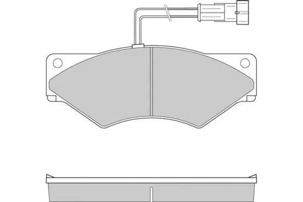 Brake Pad Set, disc brake (12-5303)