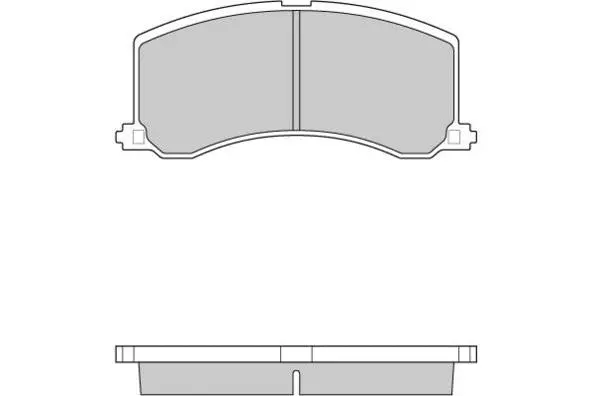 Brake Pad Set, disc brake (12-0684)