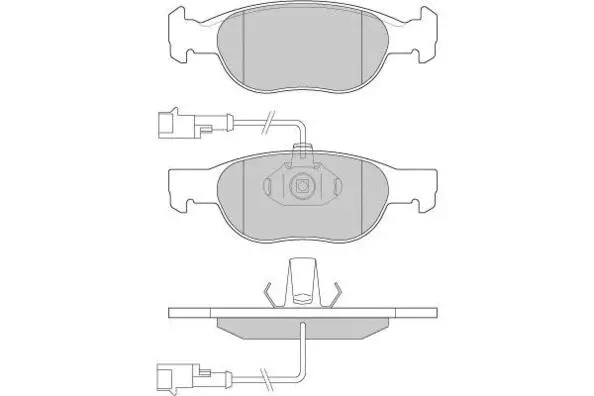Brake Pad Set, disc brake (12-0676)