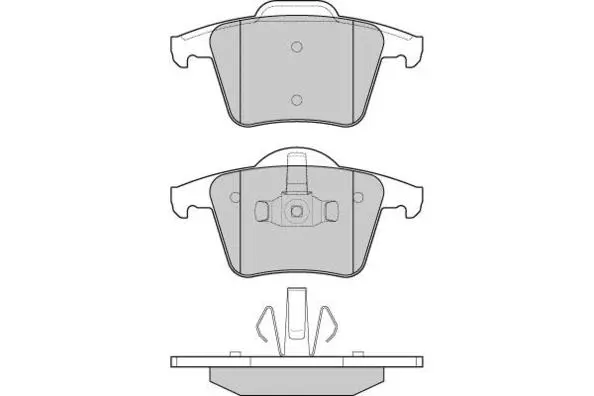 Brake Pad Set, disc brake (12-1110)