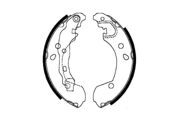 Brake Shoe Set (09-0617)