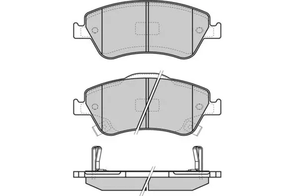 Brake Pad Set, disc brake (12-1340)