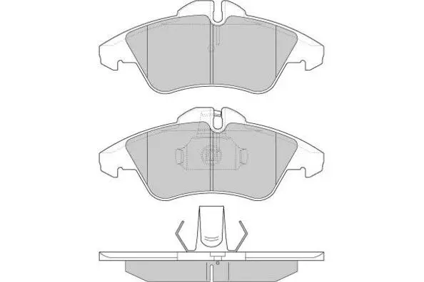 Brake Pad Set, disc brake (12-0687)