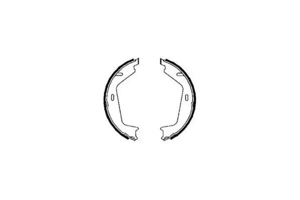 Brake Shoe Set, parking brake (09-0624)