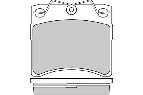 Brake Pad Set, disc brake (12-0554)