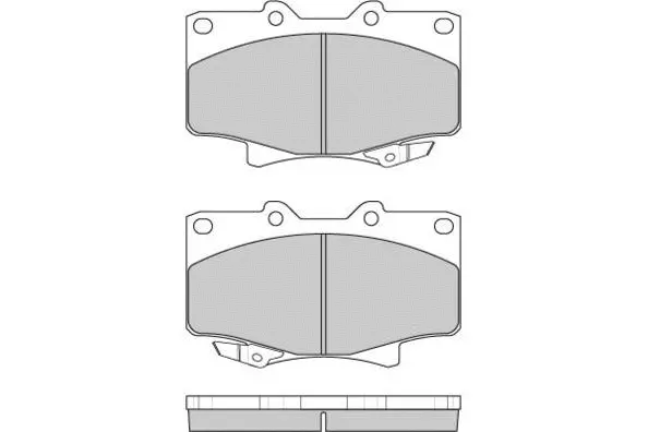 Brake Pad Set, disc brake (12-0623)
