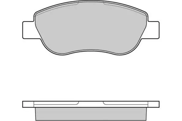 Brake Pad Set, disc brake (12-1186)