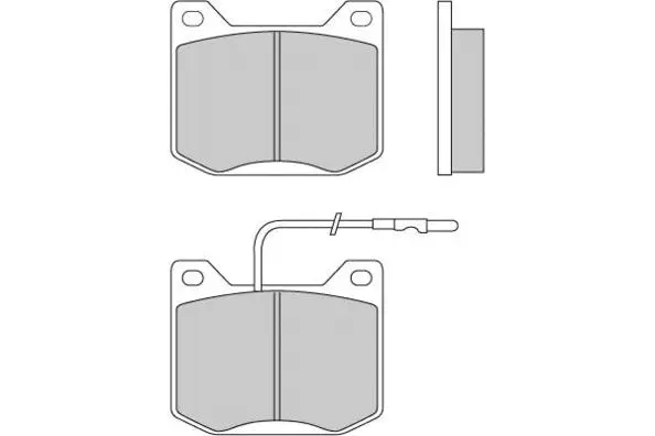 Brake Pad Set, disc brake (12-0014)