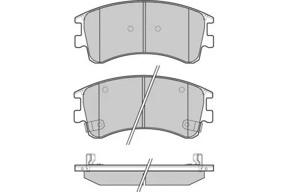 Brake Pad Set, disc brake (12-1089)