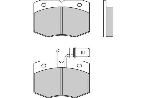 Brake Pad Set, disc brake (12-0556)