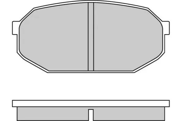 Brake Pad Set, disc brake (12-0249)