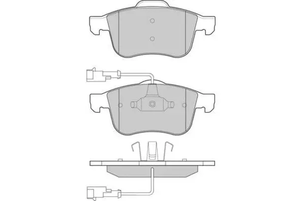 Brake Pad Set, disc brake (12-1231)
