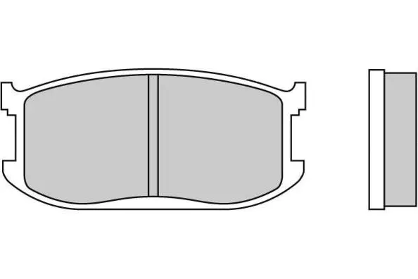 Brake Pad Set, disc brake (12-0191)