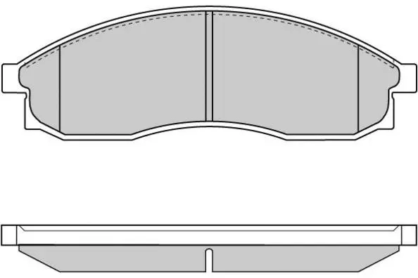 Brake Pad Set, disc brake (12-0726)