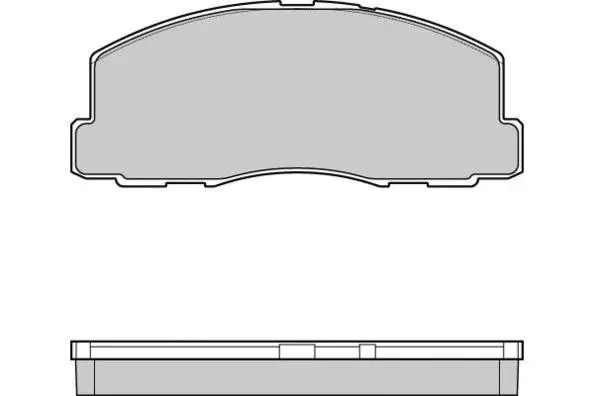 Brake Pad Set, disc brake (12-0299)