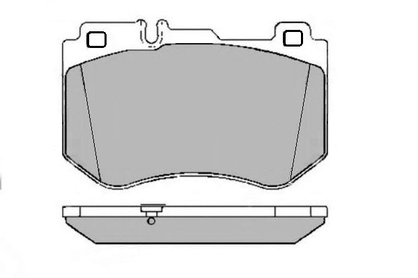 Brake Pad Set, disc brake (12-1614)