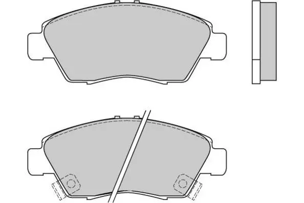 Brake Pad Set, disc brake (12-0546)