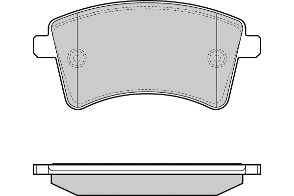 Brake Pad Set, disc brake (12-1367)