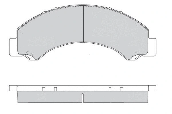 Brake Pad Set, disc brake (12-1580)