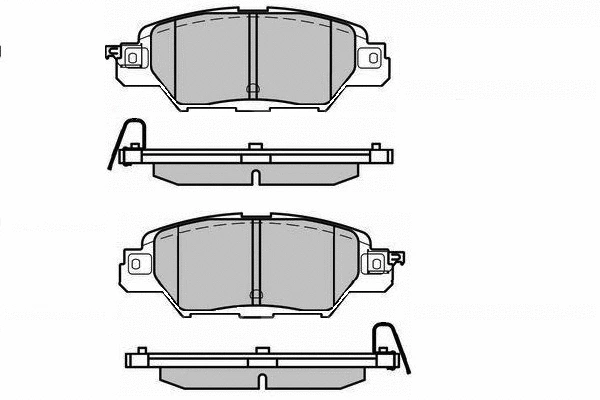 Brake Pad Set, disc brake (12-1720)