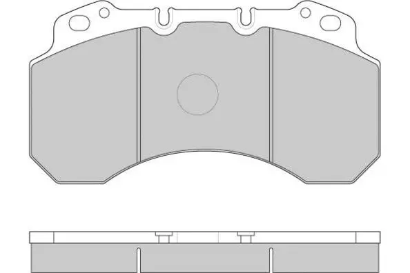 Brake Pad Set, disc brake (12-5299)