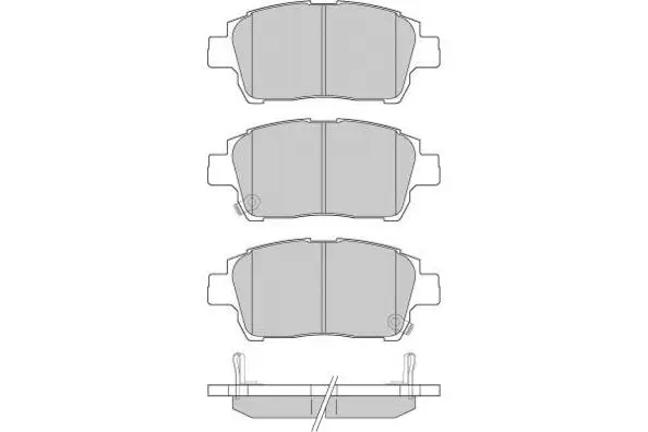 Brake Pad Set, disc brake (12-0931)
