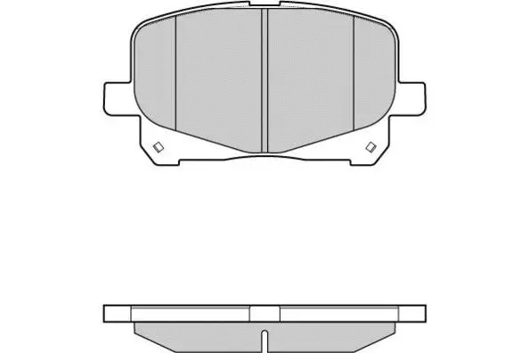Brake Pad Set, disc brake (12-1049)