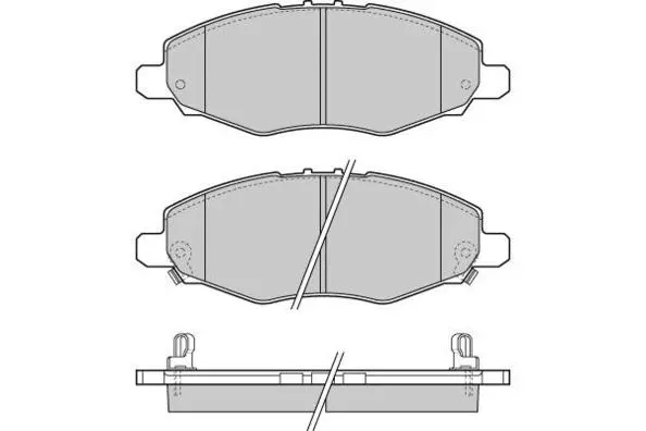 Brake Pad Set, disc brake (12-1272)