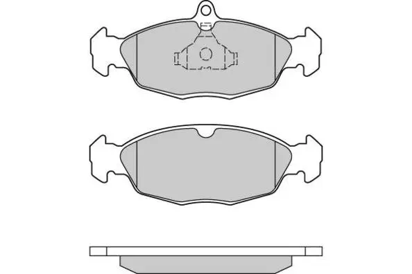 Brake Pad Set, disc brake (12-0520)