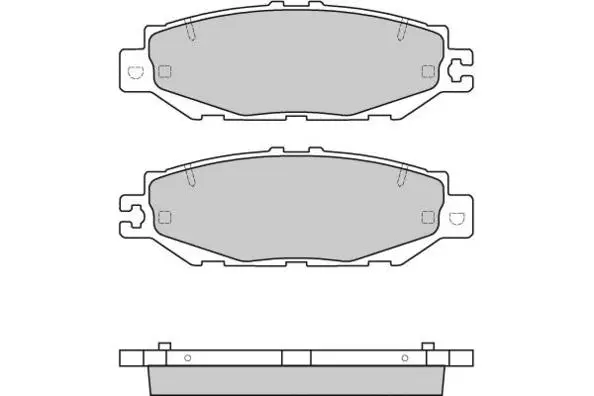 Brake Pad Set, disc brake (12-0753)