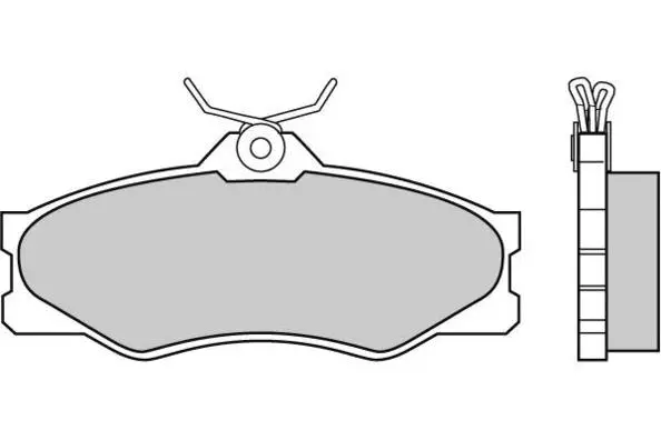 Brake Pad Set, disc brake (12-0335)