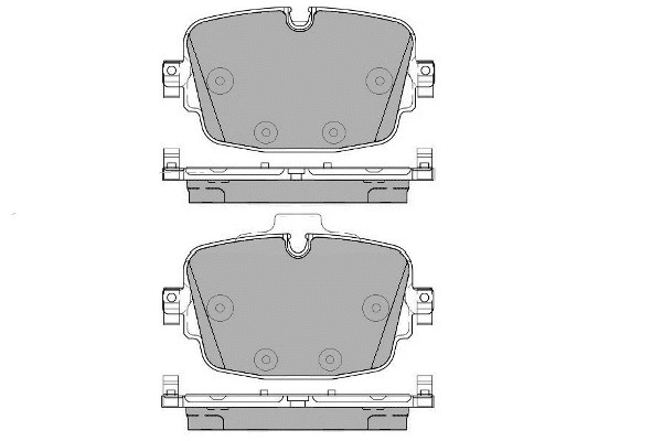 Brake Pad Set, disc brake (12-1773)