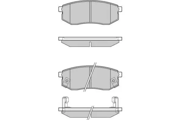 Brake Pad Set, disc brake (12-1029)