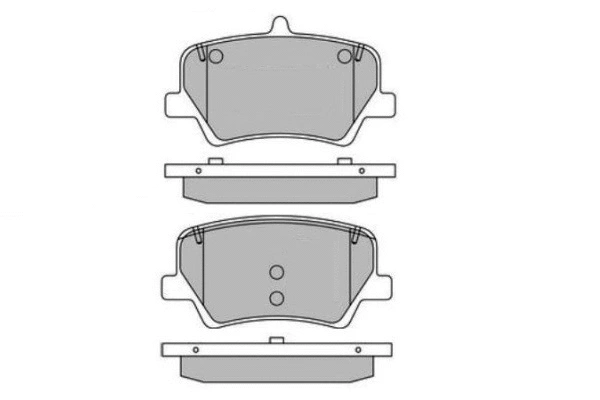Brake Pad Set, disc brake (12-1761)