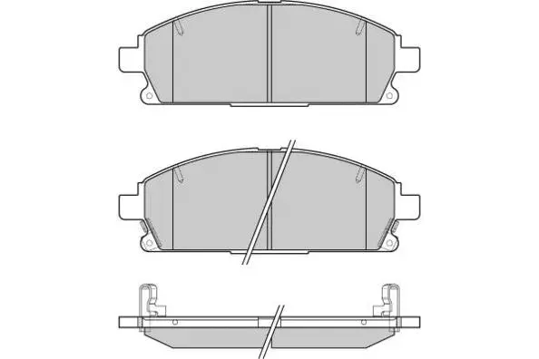 Brake Pad Set, disc brake (12-1068)