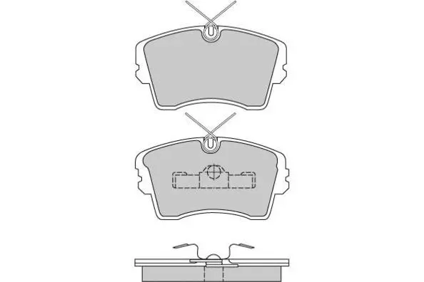 Brake Pad Set, disc brake (12-0283)