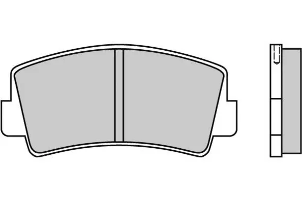 Brake Pad Set, disc brake (12-0075)