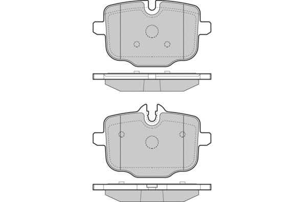 Brake Pad Set, disc brake (12-1450)