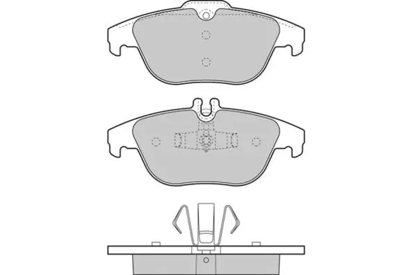 Brake Pad Set, disc brake (12-1328)