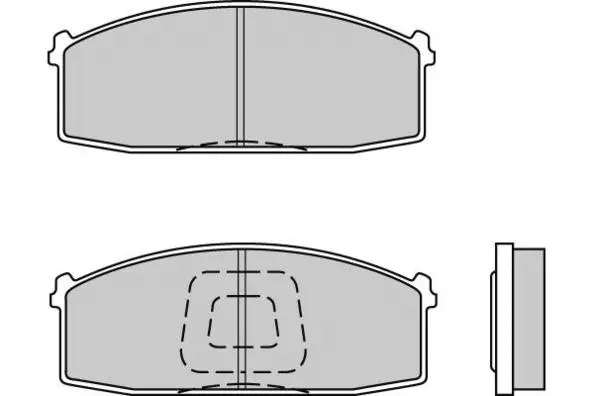 Brake Pad Set, disc brake (12-0199)