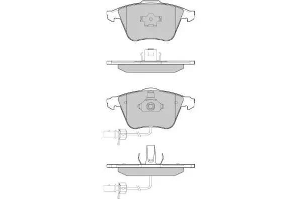 Brake Pad Set, disc brake (12-1214)