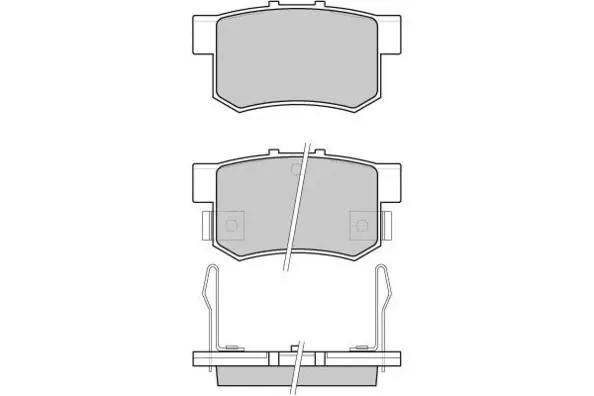 Brake Pad Set, disc brake (12-0483)