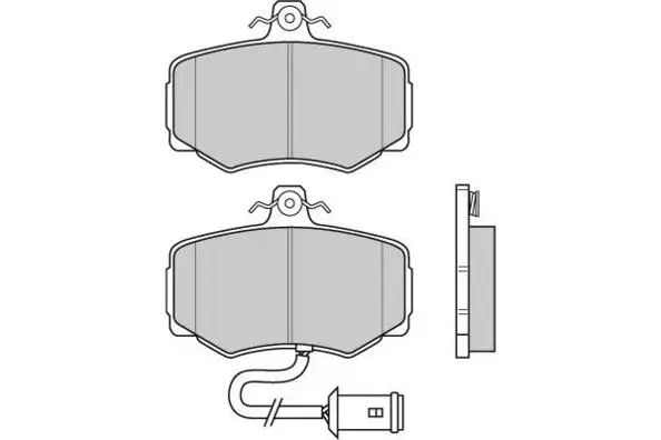 Brake Pad Set, disc brake (12-0433)