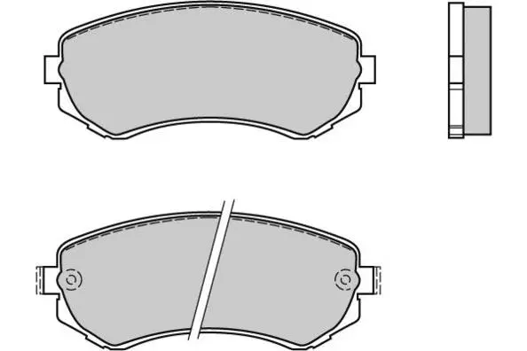 Brake Pad Set, disc brake (12-0473)